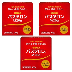 【第3類医薬品】 パスタロンM20α 100g×3個セット