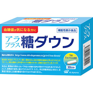 楽天市場 アラプラス 糖ダウン 30カプセル 機能性表示食品 くすりの勉強堂 最新健康情報