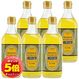 「エントリーでポイント5倍」国産 圧搾米油 コメーユ 450g×6本セット