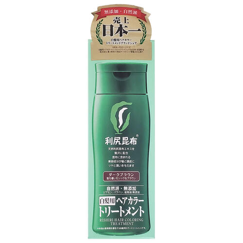 楽天市場】利尻カラーシャンプー ダークブラウン 200ml×3個セット