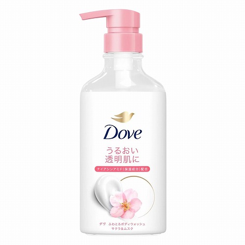 【単品18個セット】 ユニリーバ・ジャパン ダヴ ふわとろボディウォッシュ サクラ&ムスク ポンプ 450G(代引不可)【送料無料】 4902111783215.jpg