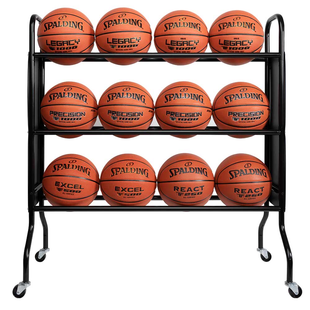 【楽天市場】ボールラック 12 6864SP 正規品 SPALDING スポルディング バスケットボール バスケ ラック 12球収納：べ