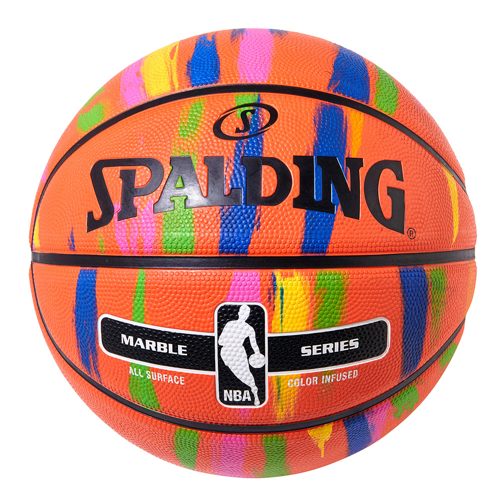 楽天市場 Spalding Nba公式 バスケットボール 7号球 マーブルレインボー ラバーボール 屋外用に最適 スポルディング 楽天スポーツゾーン