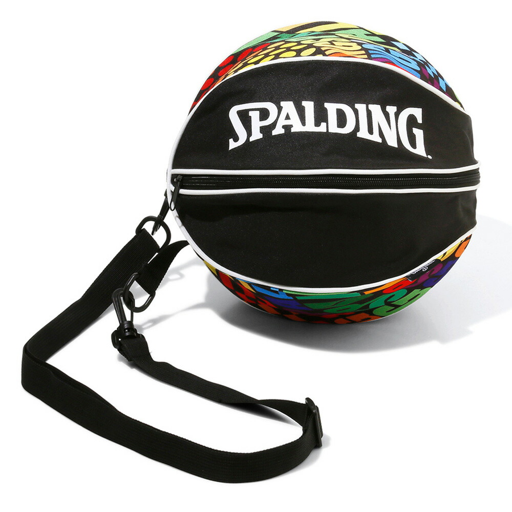 ボールバッグ オプティカルレインボー 49-001OR | 正規品 SPALDING スポルディング バスケットボール バスケ バッグ ボールケース ボール バッグ 1個 メンズ レディース 男性 女性 ユニセックス 男女兼用 おしゃれ オシャレ