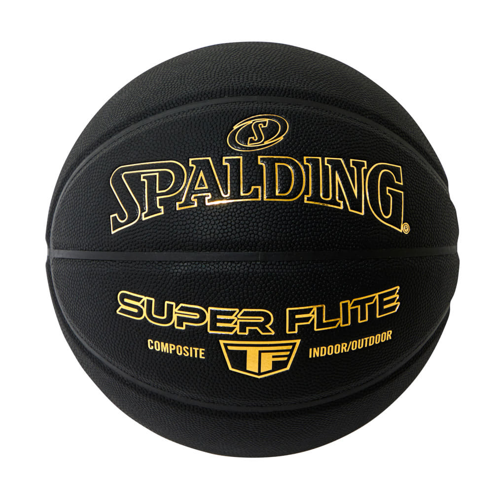 市場 スーパーフライト SPALDING スポルディング 77-430J 合成皮革 7号球 ブラック×ゴールド 正規品