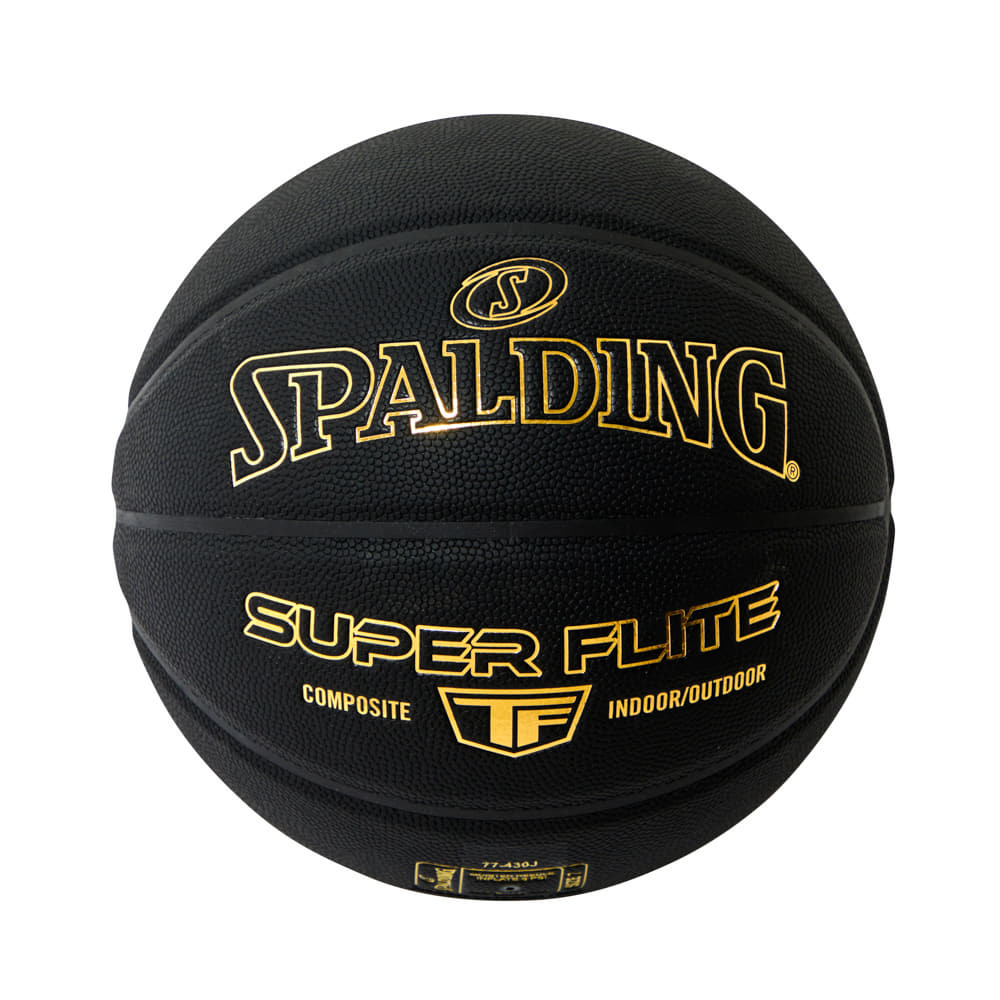 市場 スーパーフライト SPALDING スポルディング 77-430J 合成皮革 7号球 ブラック×ゴールド 正規品