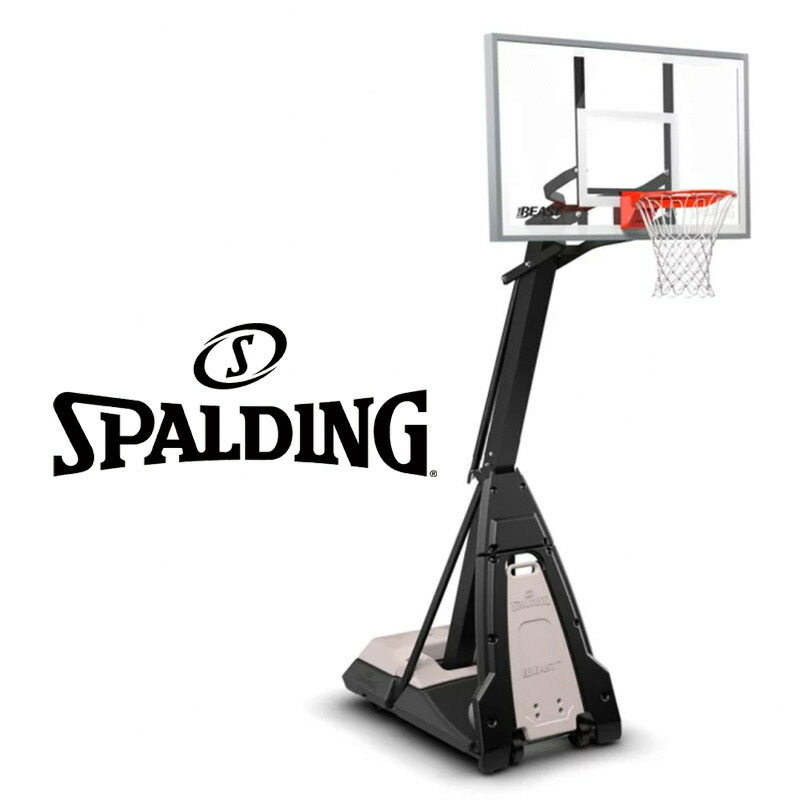 7B1560CN 手かご決勝点 60in ザ・ビースト【貨物輸送無料】 | 置き目品 SPALDING スポルディング 籠球 バスケ バスケ 決勝点 屋内 室外 身寄り用 ミニバス 店長オススメ BEAST