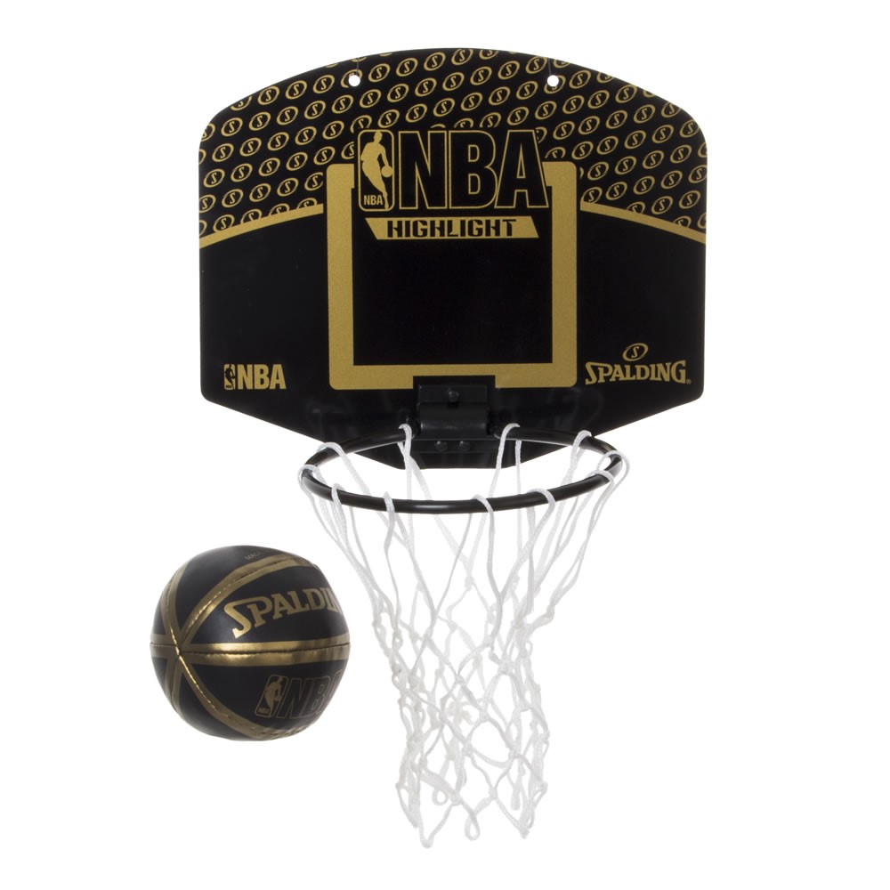 Nbaロゴ入り リング バスケ 家庭用 マイクロミニバックボード アクセサリー Spalding ハイライト Nba スポルディング 正規品 77 587z 小物 バスケットボール ミニゴール