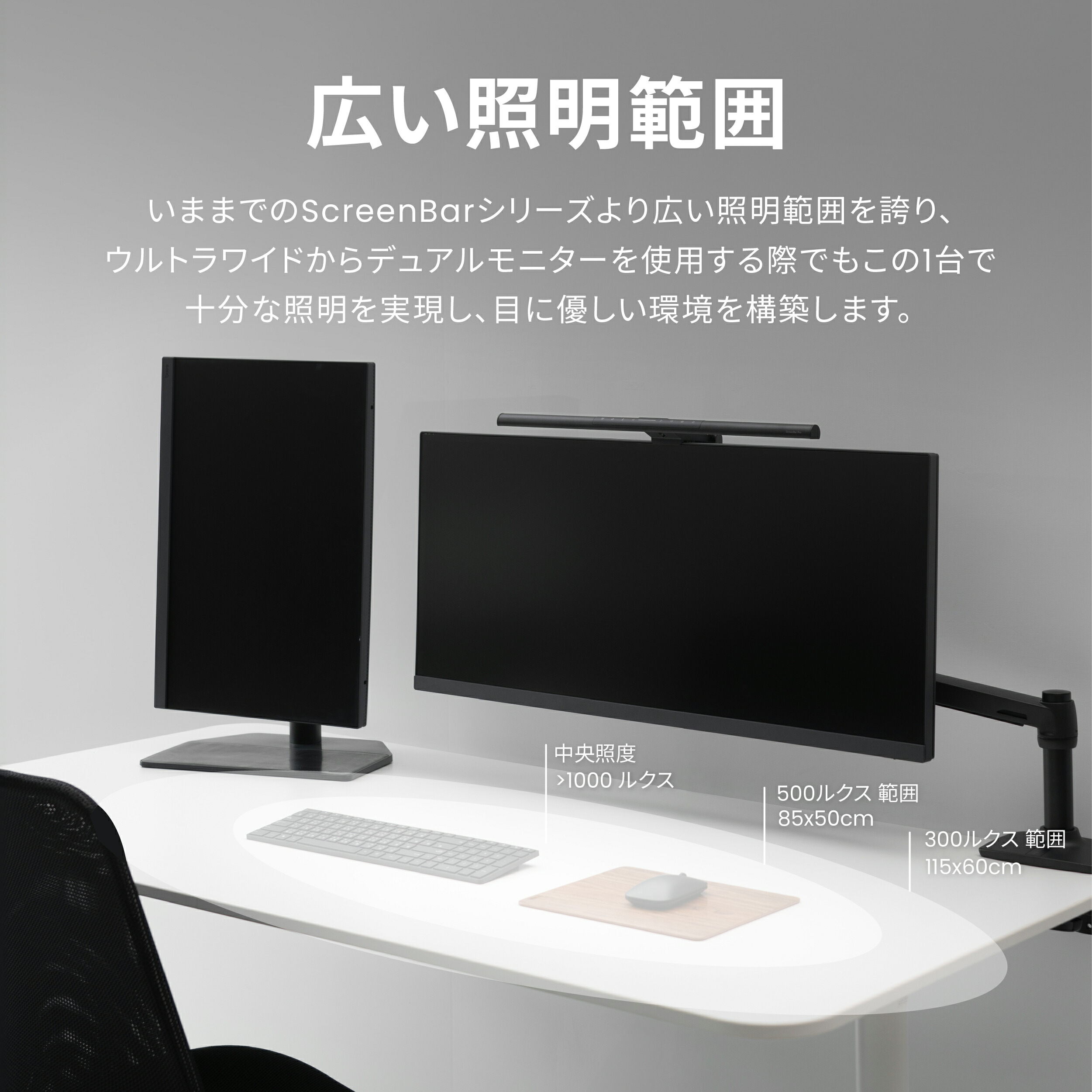 BenQ公式店】BenQ ScreenBar Pro スクリーンバーモニターライト