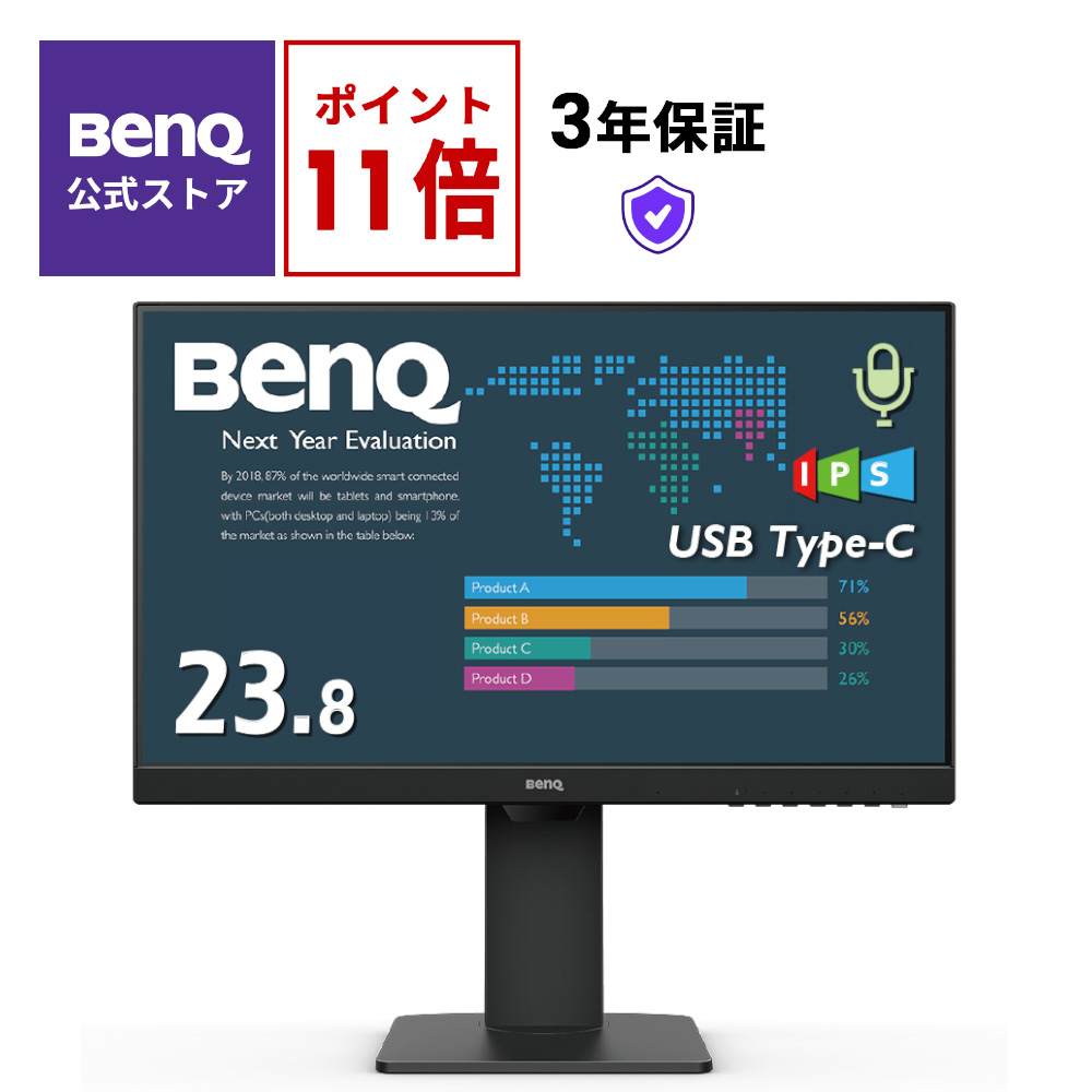楽天市場】【BenQ公式店】BenQ ベンキュー アイケアモニター GW2480T