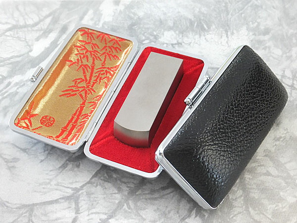 【100円クーポン中】法人印鑑 チタン ケース付き 角印 寸胴 21mm 会社印 黒色 牛革もみ皮ケース 印鑑ケース 朱肉付き 旧字 特殊文字 作成 OK モミ革 牛革もみ 牛もみ ケース付セット プレゼント ギフト 送料無料