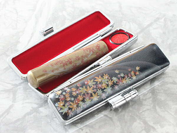 印鑑と和風ケースのセット 楽天市場】印鑑 作成 銀行印 ケース付き セット はんこ 和偲 わさい 柘