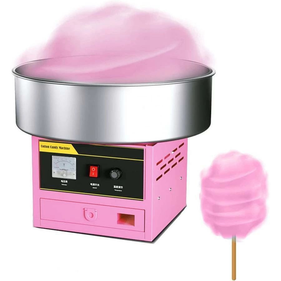 110V業務用綿菓子製造機 ステンレス鋼 わたあめ機 わたがし機 食品グレード素材 市販のコットン キャンディ メーカー お菓子作り 簡単操