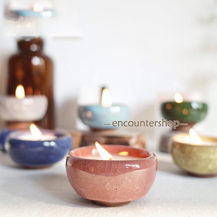 楽天市場】キャンドルホルダー キャンドルスタンド 3個セット 陶器