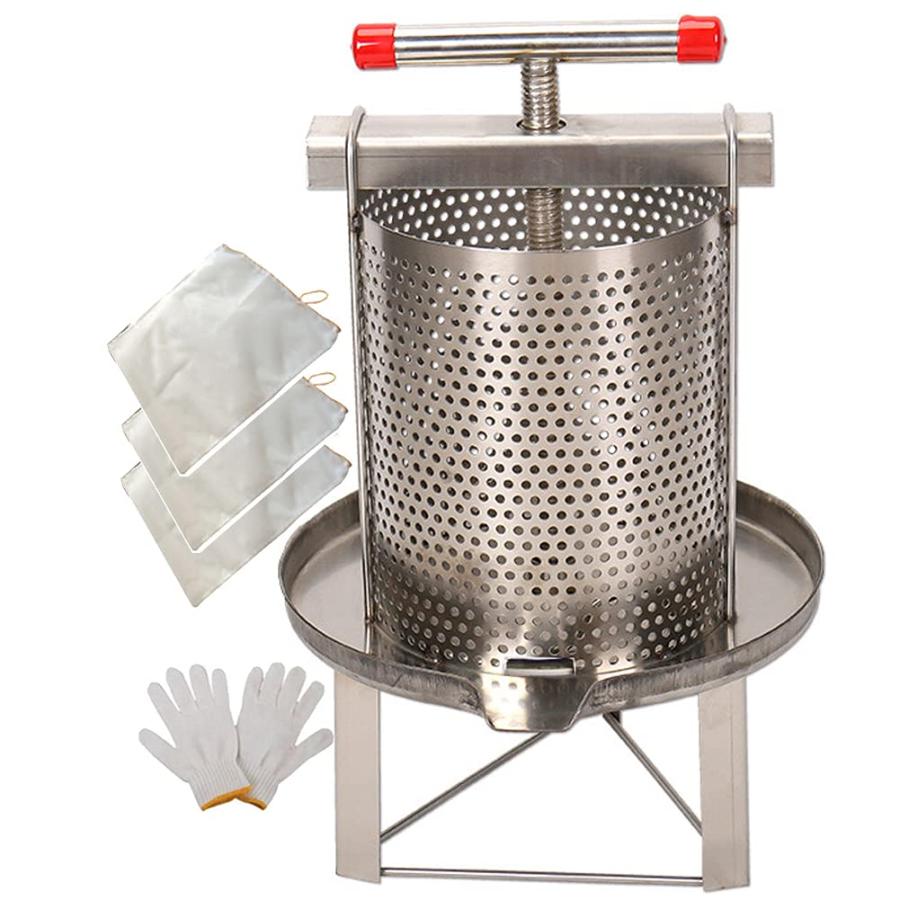 蜂蜜 圧搾機 蜜 絞り 機 蜂蜜分離器 養蜂器具 遠心分離機 蜂蜜抽出器 絞り器 手動 脱水機 ジューサー 手動 圧搾機｜Golden Bamboo