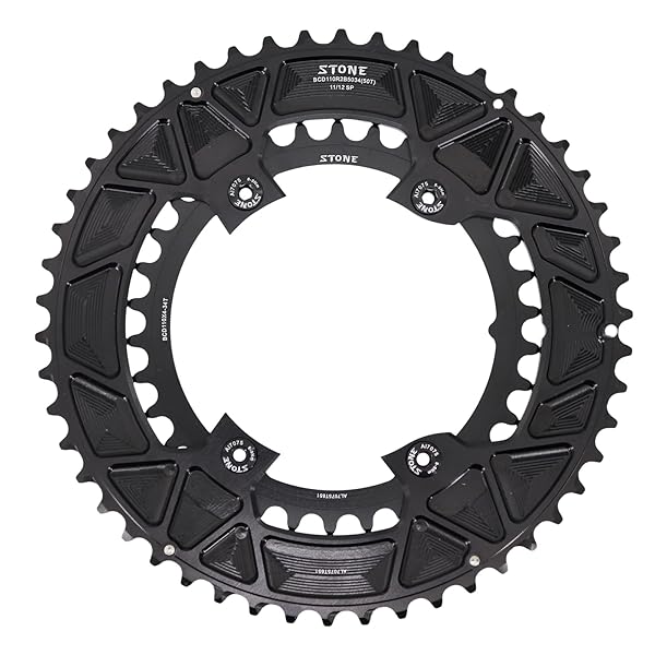Stone 110bcd ダブルサークルチェーンリング Shimano 105 R7100 UT R8100 DA R9200 ロードバイク用 46-32T,48-3