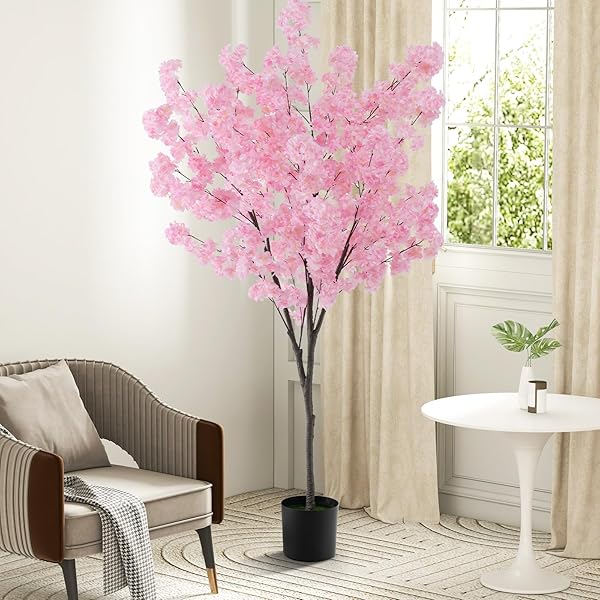 観葉草木 まがい物 桜の木 190糎 フェイクグリーン 大型 人工観葉草木 素晴らしい造花天然木 駒寄せ