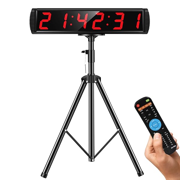 LEDデジタルタイマー 大型 スポーツタイマー 4インチ 高輝度 可視10M 時計 24時間表示 カウント｜BENS ROOTS 37,763円