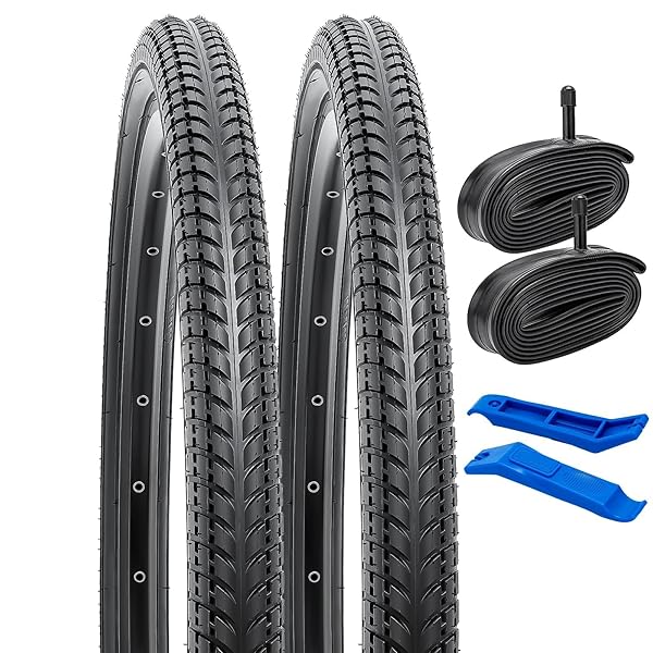 2本セット,26 2.0 タイヤ,26x2.0 53-559 自転車タイヤ + 26x1.75/2.25 チューブ 肉厚 米式バルブ32mm + タ｜BENS ROOTS