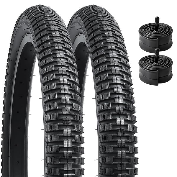2本セット,14x2.4 タイヤ,14x2.4 60-254 自転車タイヤ + チューブ 米式バルブ32mm+リムテープ,タイヤ｜BENS ROOTS