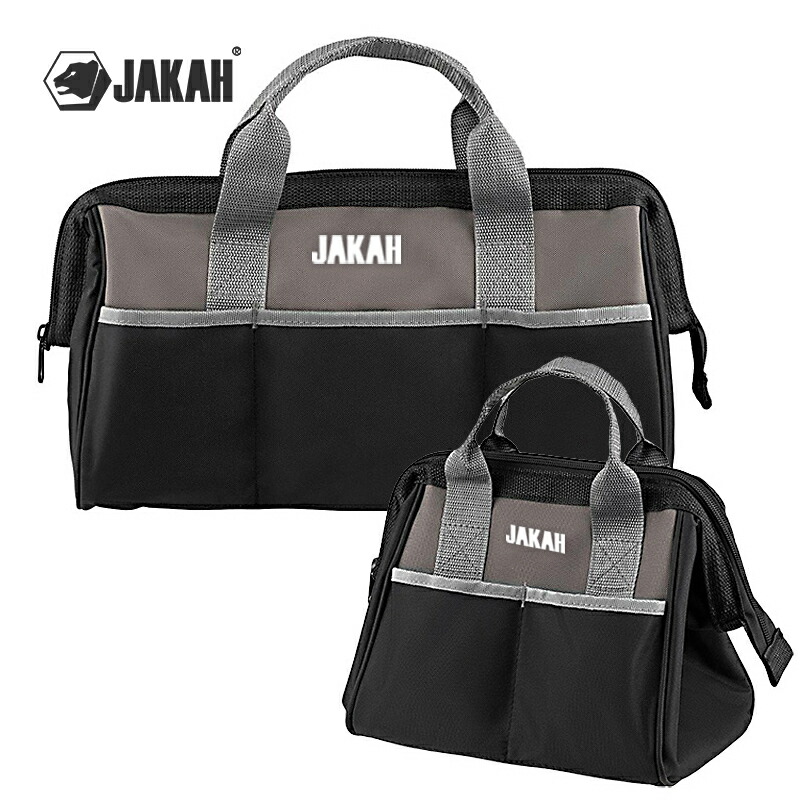 10インチ\u002618インチツール収納バッグ、ジップトップ広口ツールトートバッグ
