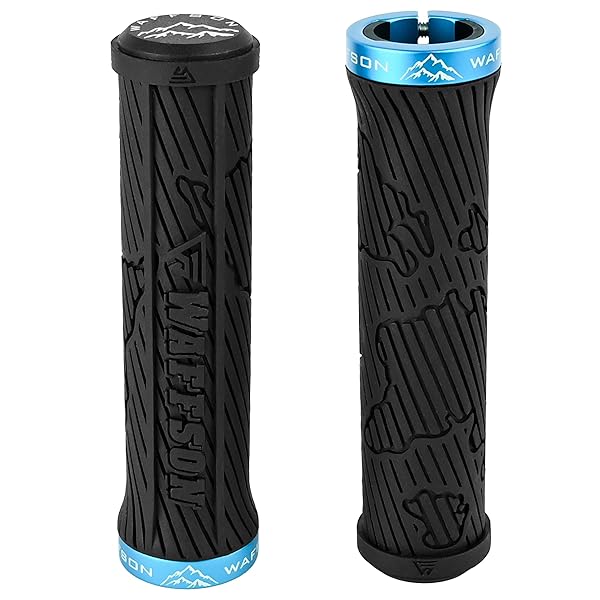 世界地図 MTB ロックオングリップ ? シングルクランプ 人間工学的 滑り止め マウンテンバイ