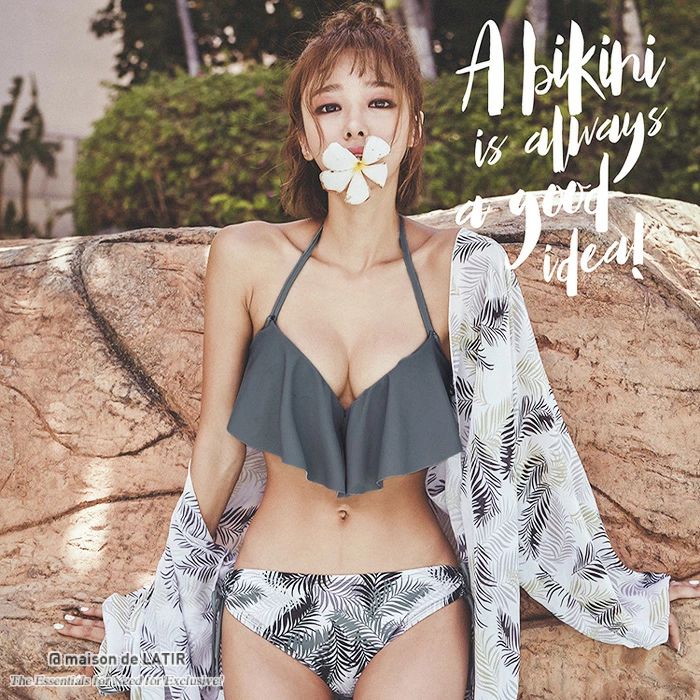 楽天市場】水着 フリル ホルターネック レースアップ 水着 水着 体型