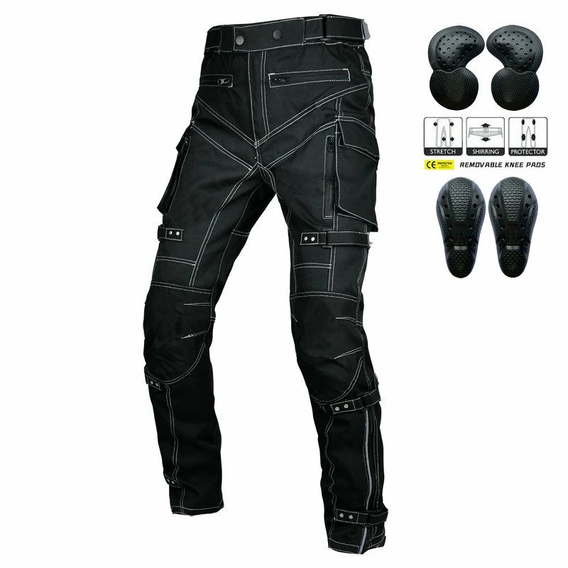 ラ レーシングパンツ 男性用プロテクター装備 ライダースパンツ ハイウェスト pants bike 防水防風 メンズ 春秋用 バイクズボン