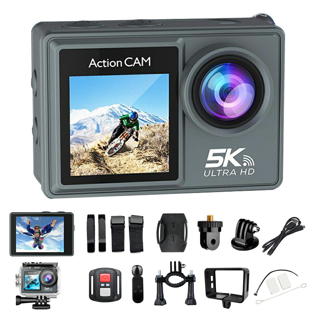 楽天市場】【送料無料】アクションカメラ キャンプ用品 4K 高画質