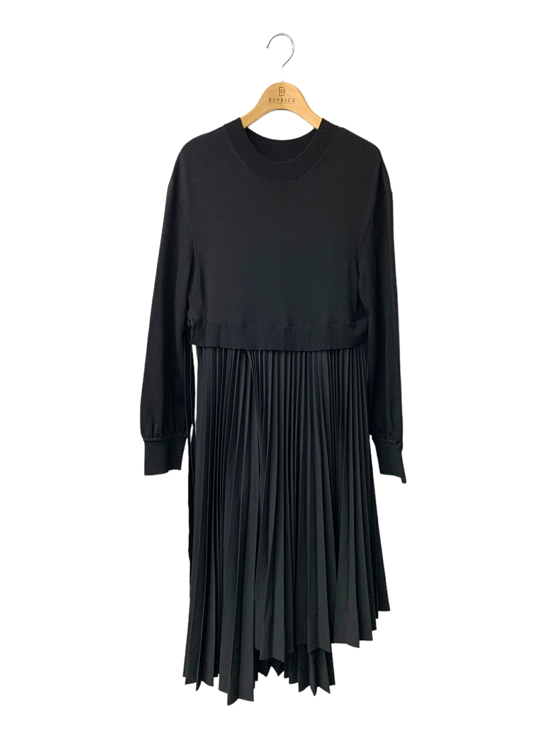 アディアム Alanis Knit Dress 43945 ワンピース S ブラック【中古】 IT7LS793N6PO|ビープライス