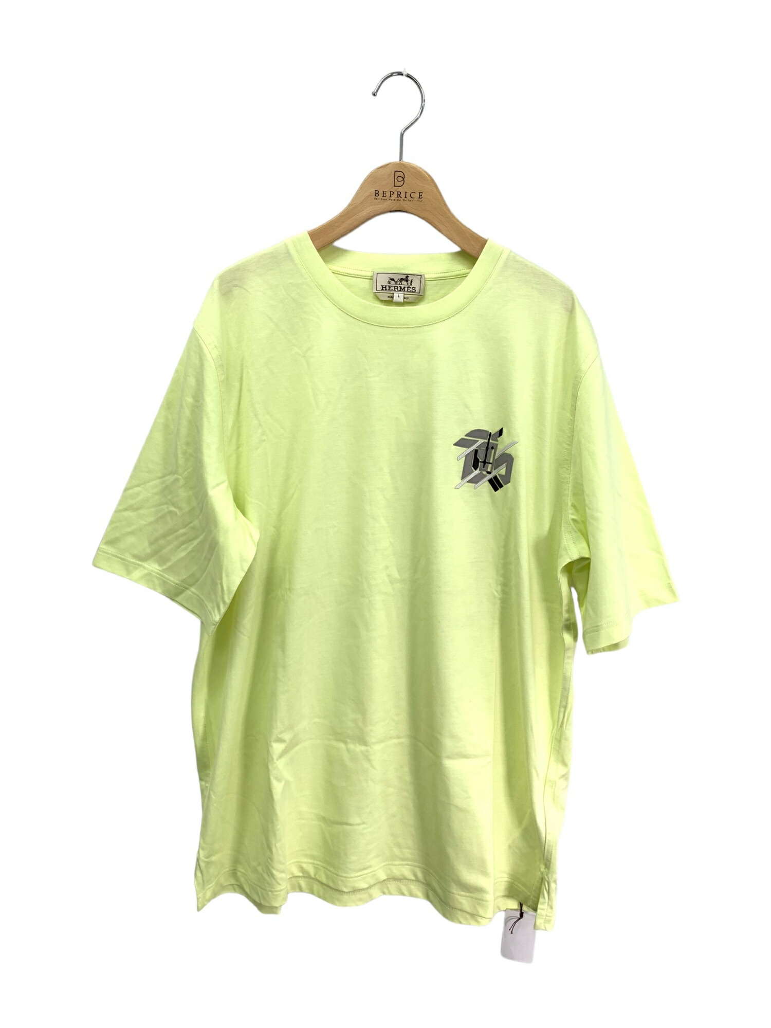 2024 SS新作★素敵★HERMES★Tシャツ ミニレザーパッチ 2024 SS新作☆素敵☆HERMES☆Tシャツ ミニレザーパッチ