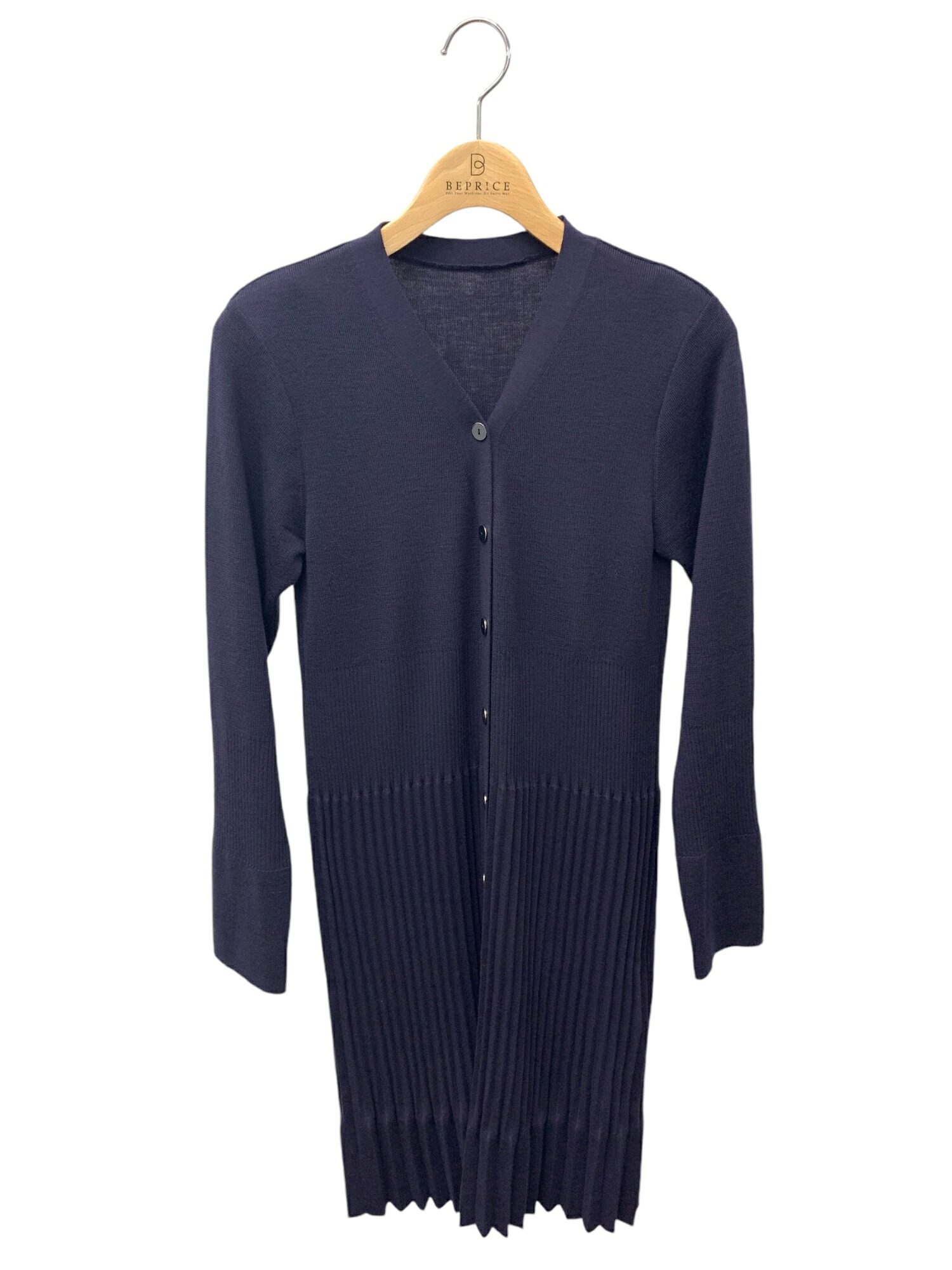 フォクシーブティック Cardigan Georgia 43914 ロングカーディガン 40 パープル【中古】ITDW0F1PJ4DS