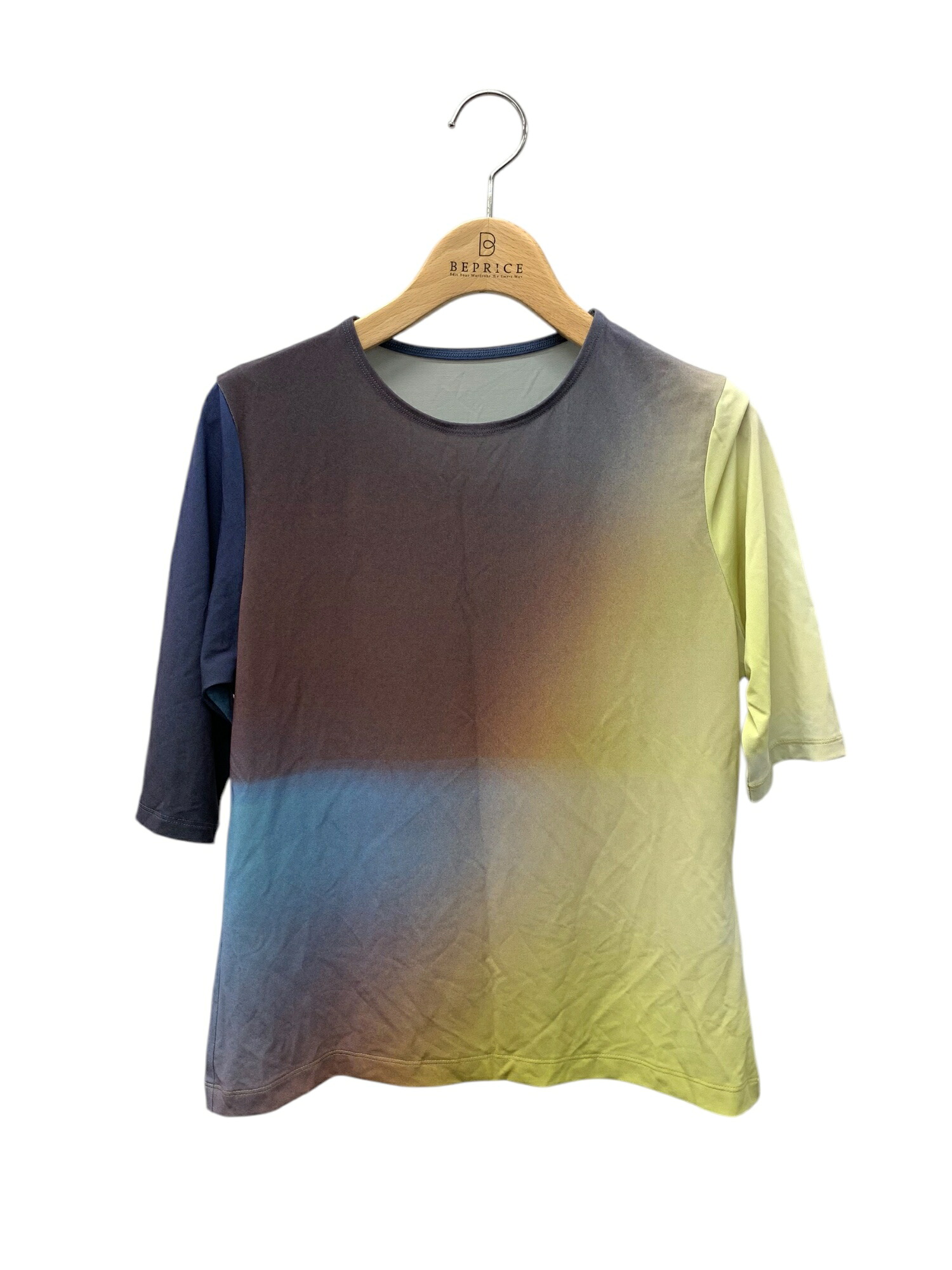 イッセイミヤケ LIGHT LEAK シャツ IM41JK702 カットソー 2 マルチカラー クルーネック 2024SS【中古】 ITJZIFSKETIM