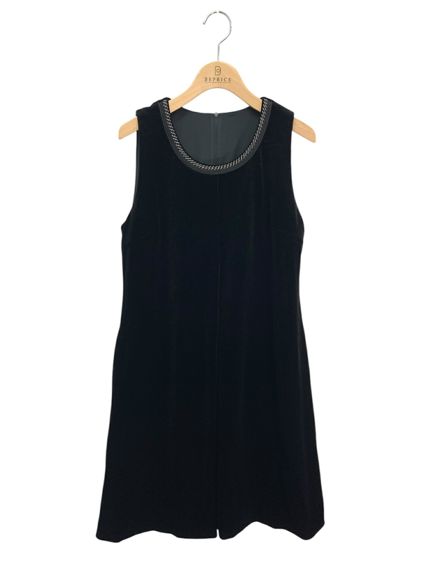 ベロアノワール by フォクシーニューヨーク ベロア Dress 37181 ワンピース 40 ブラック【中古】 ITKSLWIOE0K4｜ビープライス 10,786円