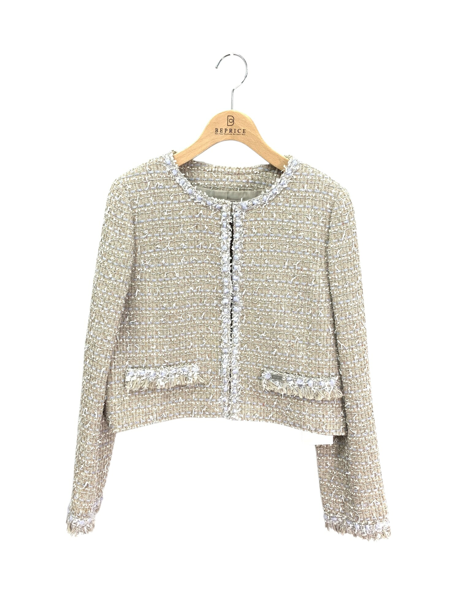 フォクシーブティック Jacket Fiore 43253 ジャケット 40 ベージュ ツイード【中古】 ITSN2YU24U98｜ビープライス 50,988円