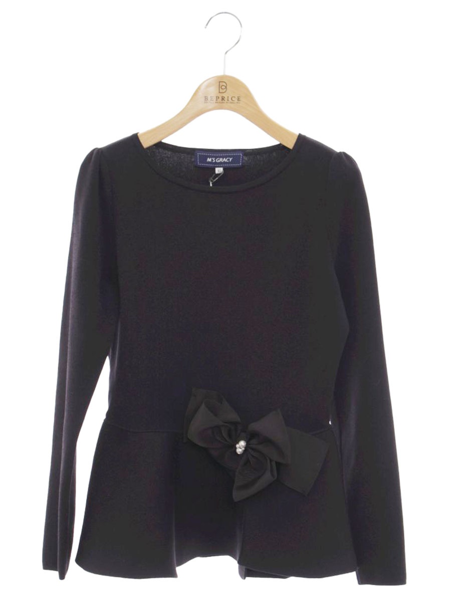 TO BE CHIC - トゥービーシック W5N05-722-74 ニットセーター 40 グリーン IT25V85ZSPO0 TO BE CHIC - トゥービーシック W5N05-722-74 ニットセーター 40