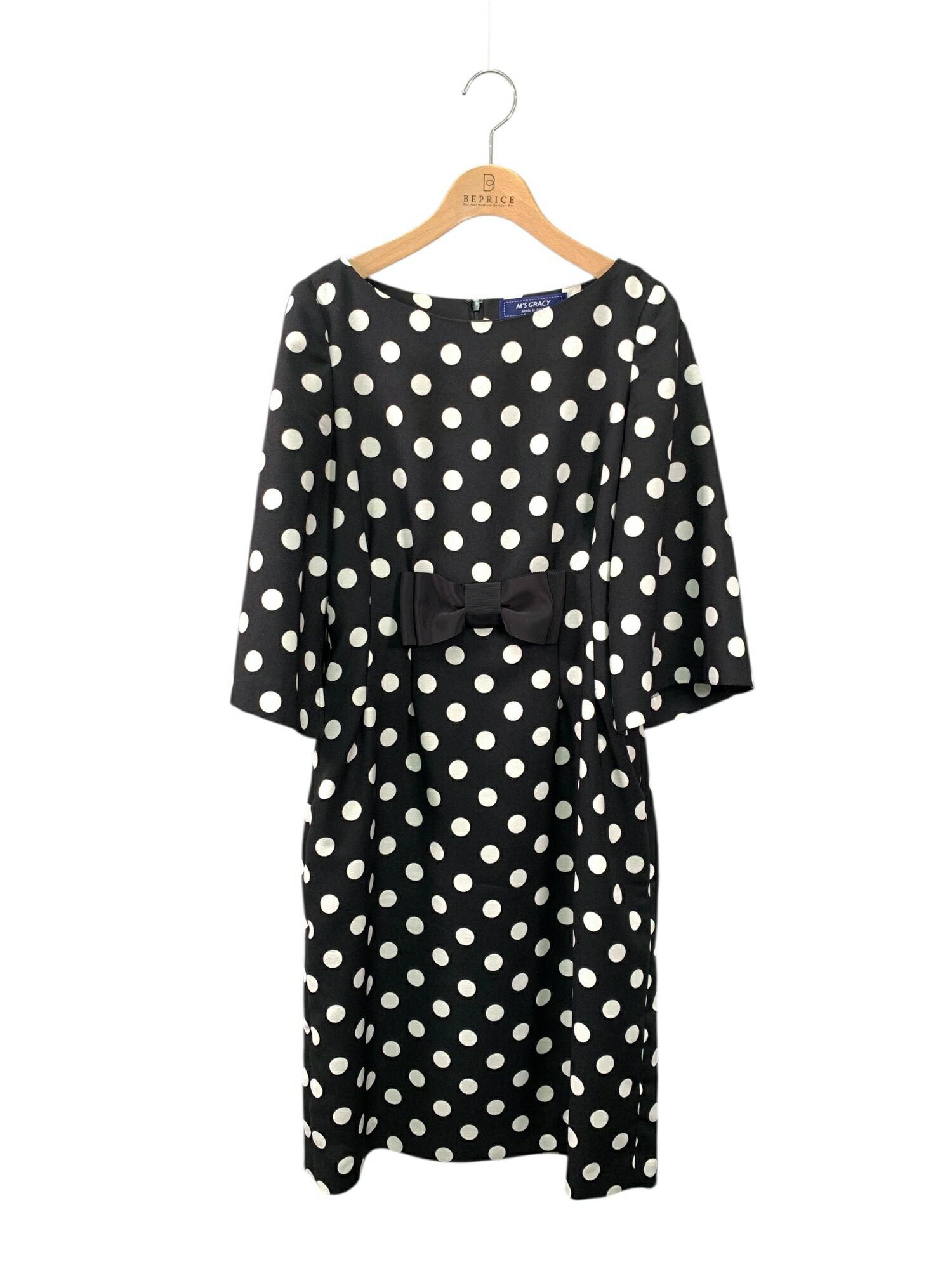 楽天市場】エムズグレイシー 911544 ワンピース 40 ブラック