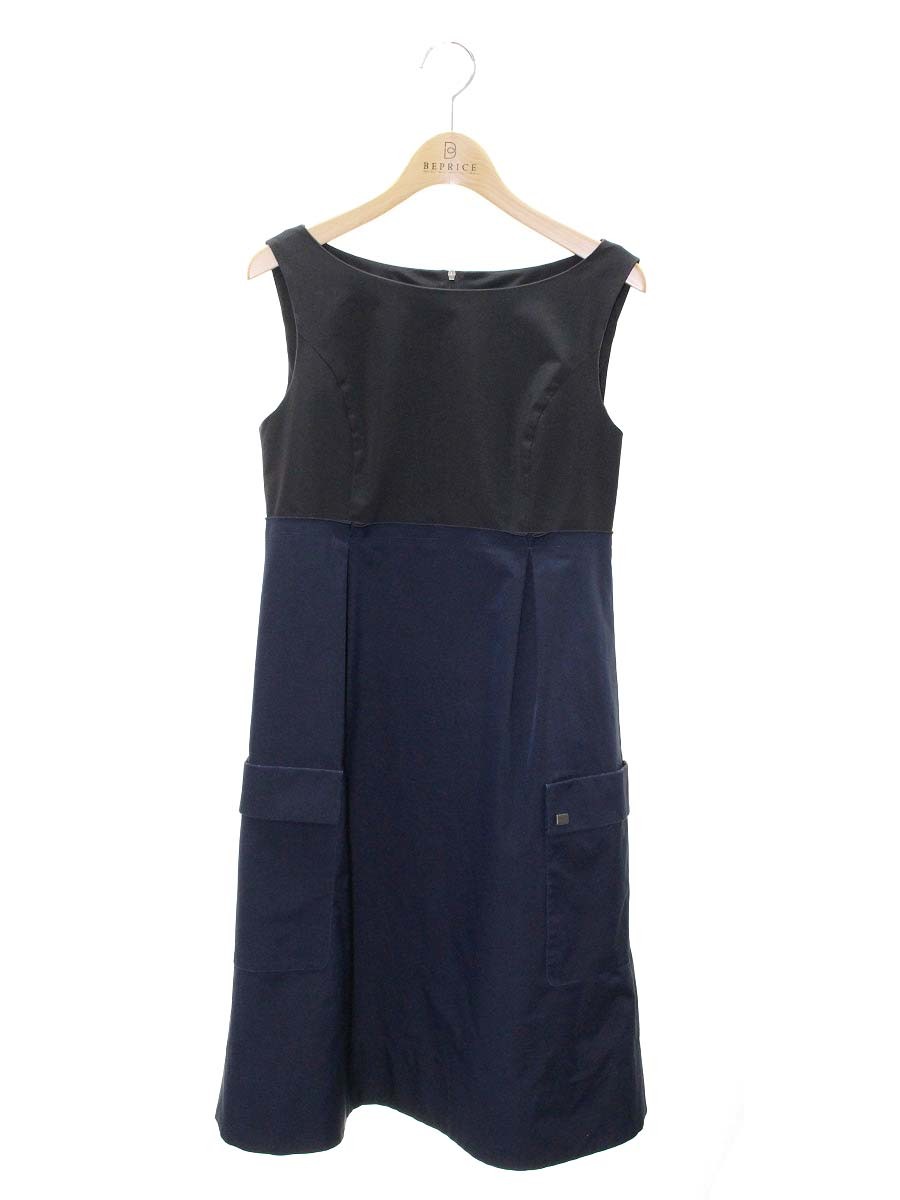 FOXEY NEW YORK フォクシー / リボンモチーフドレス 黒 40 FOXEY NEW YORK フォクシー / リボンモチーフドレス 黒 40