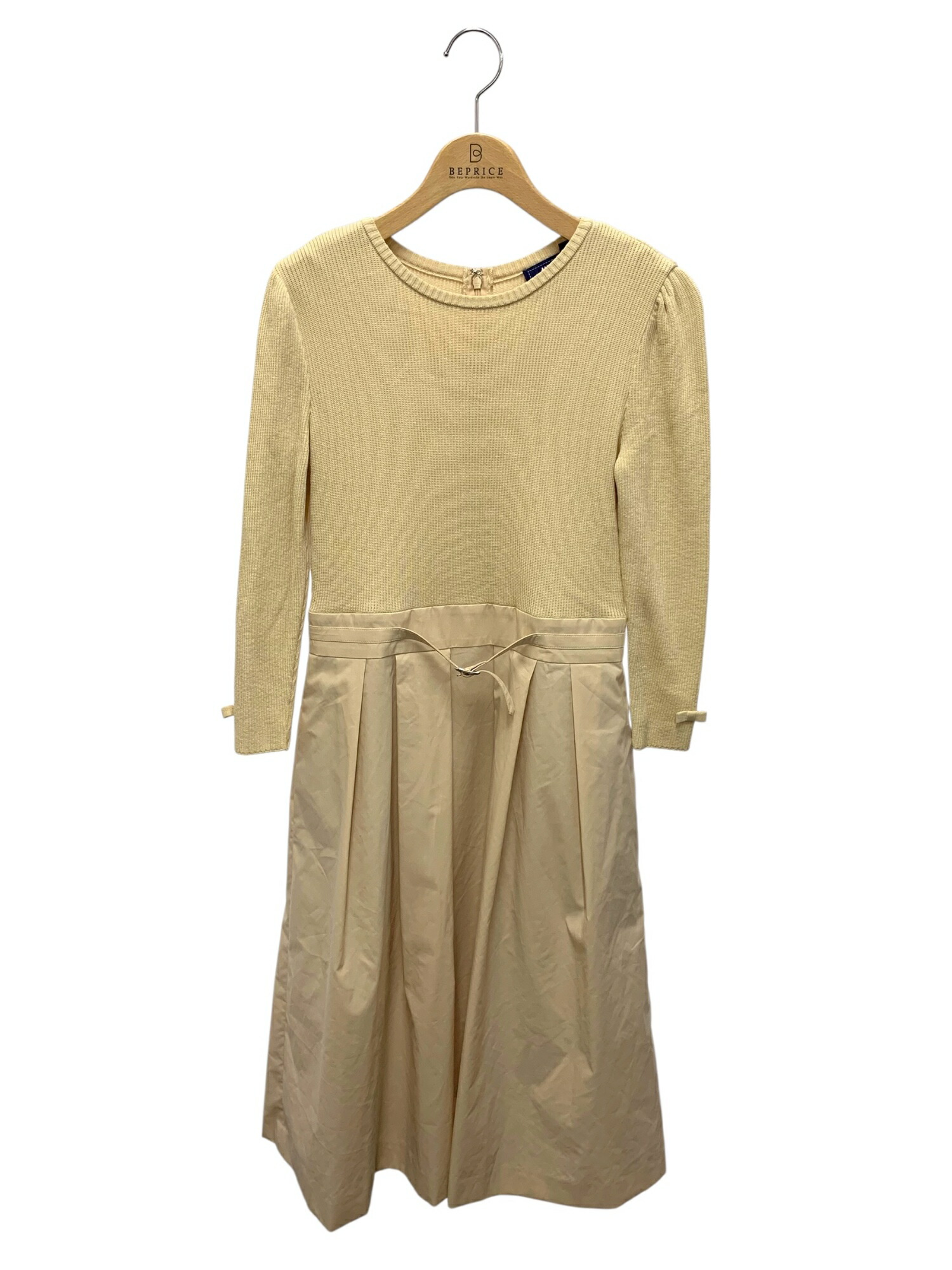 楽天市場】エムズグレイシー 218708 ワンピース 36 ブラック ニット