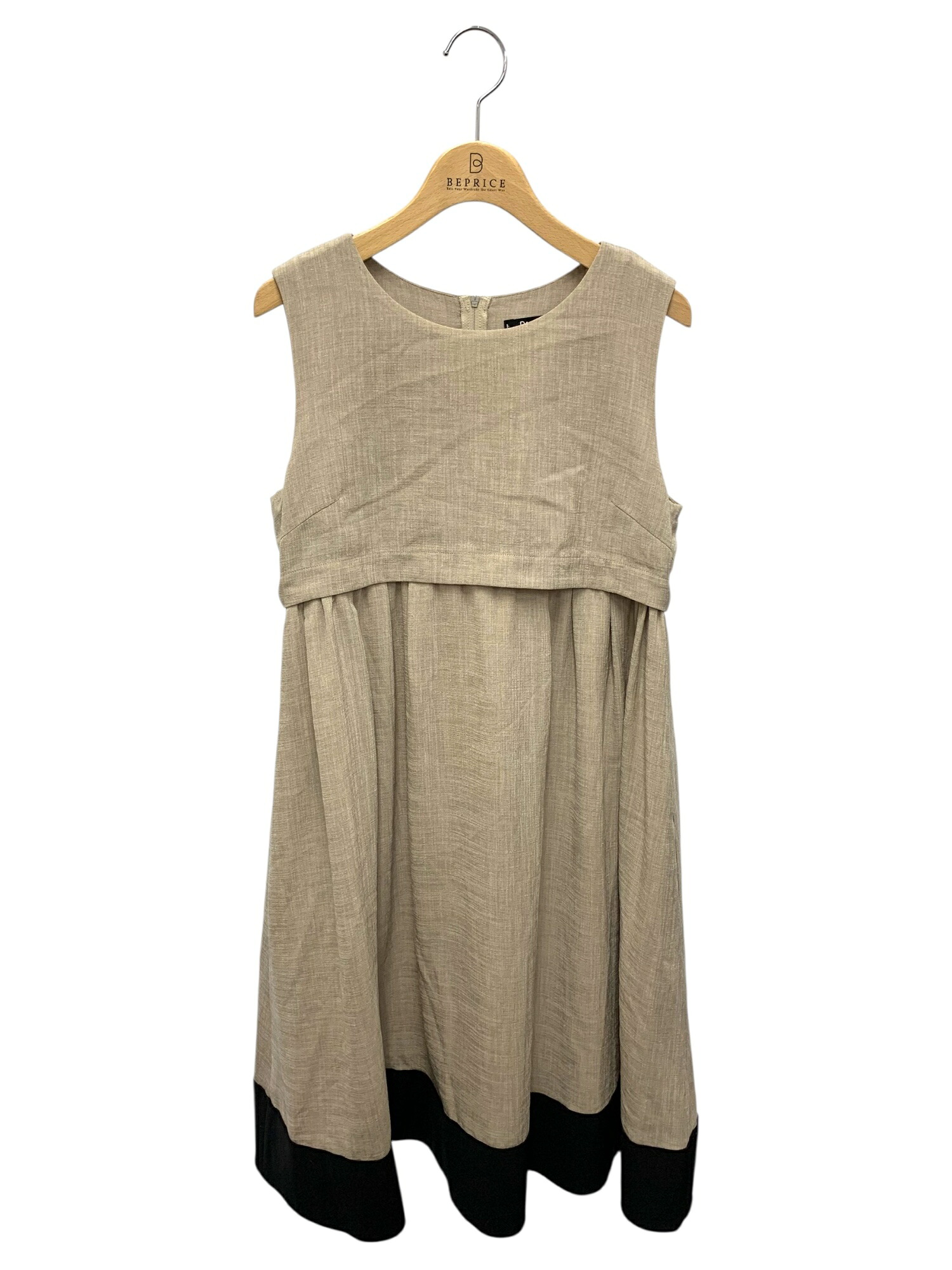 デイジーリン Beige×Black Dress 06602 ワンピース 40 ベージュ【中古】 ITMKA0345ZP0