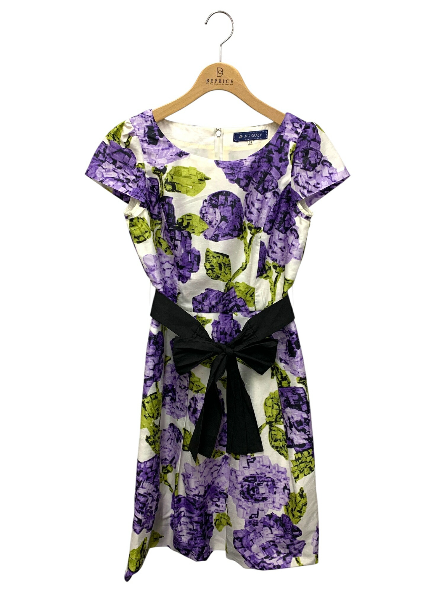 M'S GRACY*WEB掲載*お花刺繍ワンピース 楽天市場】エムズグレイシー 621102 ワンピース 36 ピンク