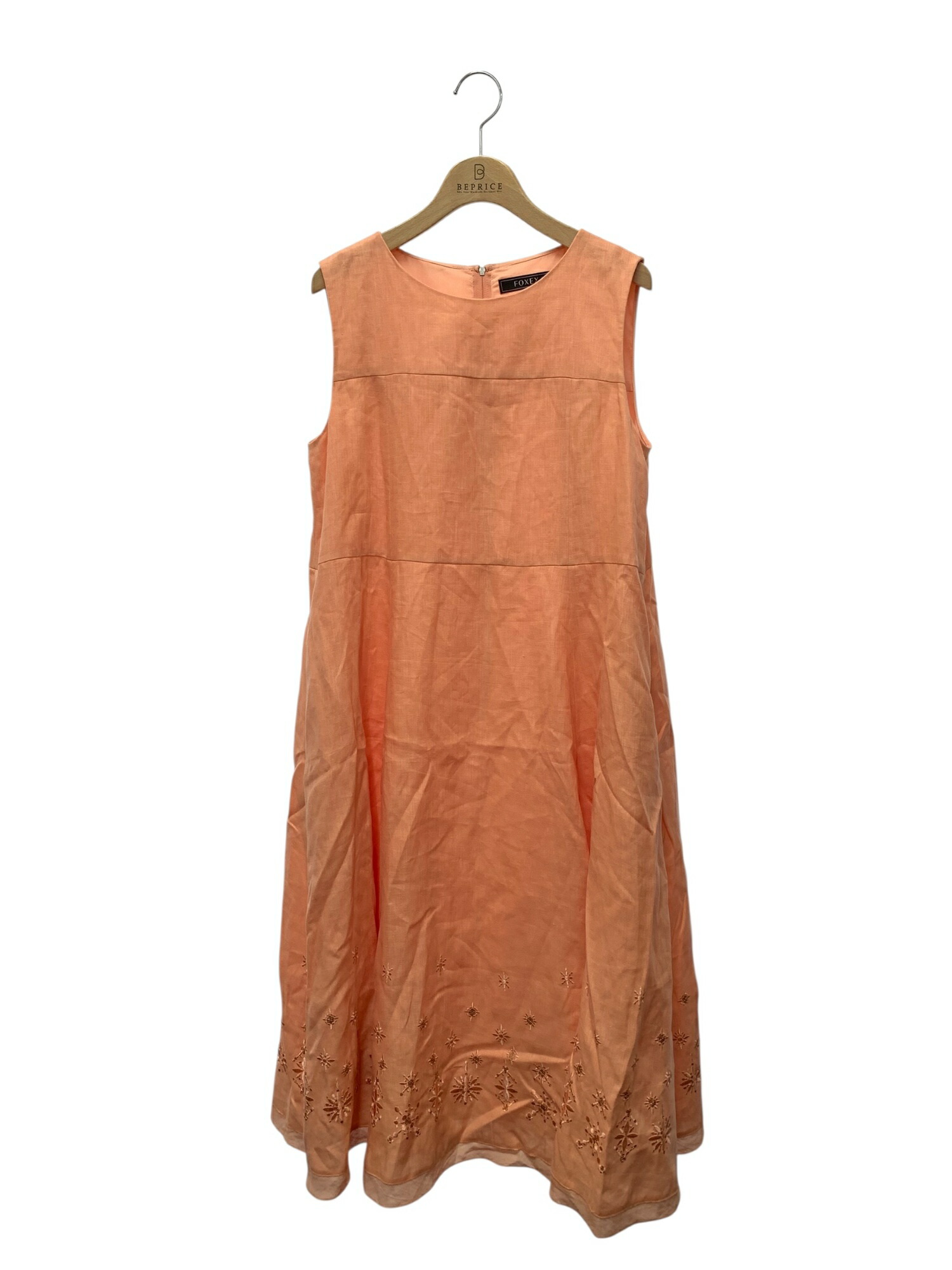 フォクシーブティック Dress Summer Bloom 44162 ワンピース 42 オレンジ【中古】 ITF1O50APRS0|ビープライス