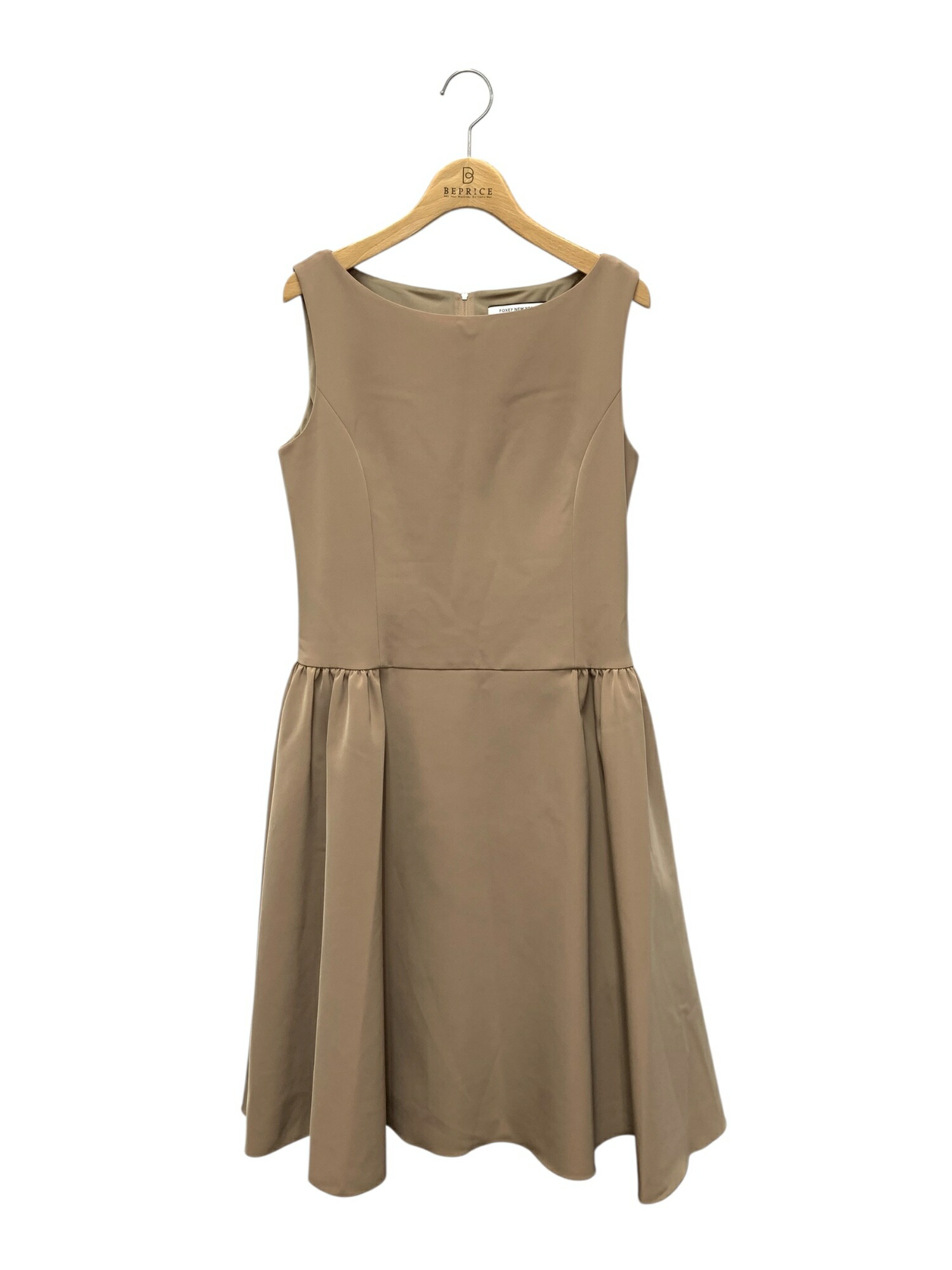 現行品✨FOXEY 39443 Dress ギャザーワンピ ダークグレー 38 楽天市場】フォクシーニューヨーク Dress ギャザー 39443