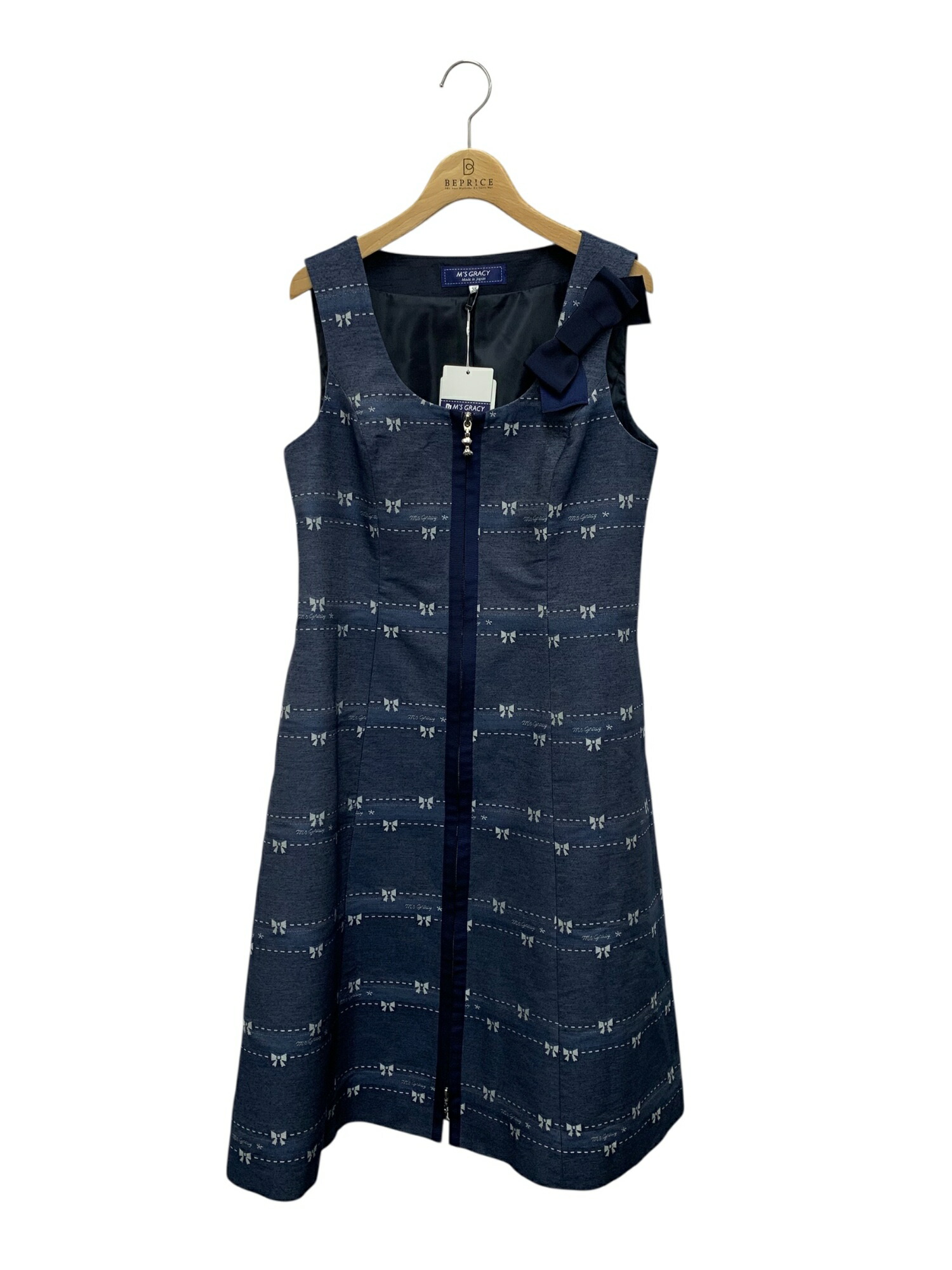 楽天市場】エムズグレイシー 511105 ワンピース 42 ブラック