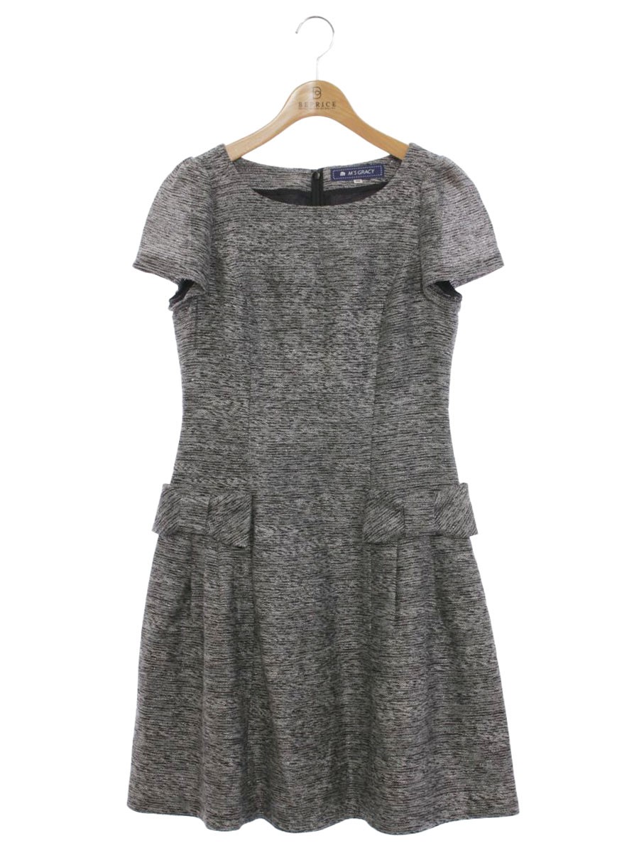 楽天市場】エムズグレイシー 311364 ワンピース 40 ブラック メッシュ