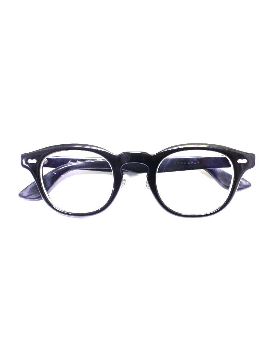 金子眼鏡 泰八郎謹製 T-110 ブラック メガネフレーム 度入り 日本製 泰八郎謹製 タイハチロウキンセイ 金子眼鏡 メガネフレーム T-110 度