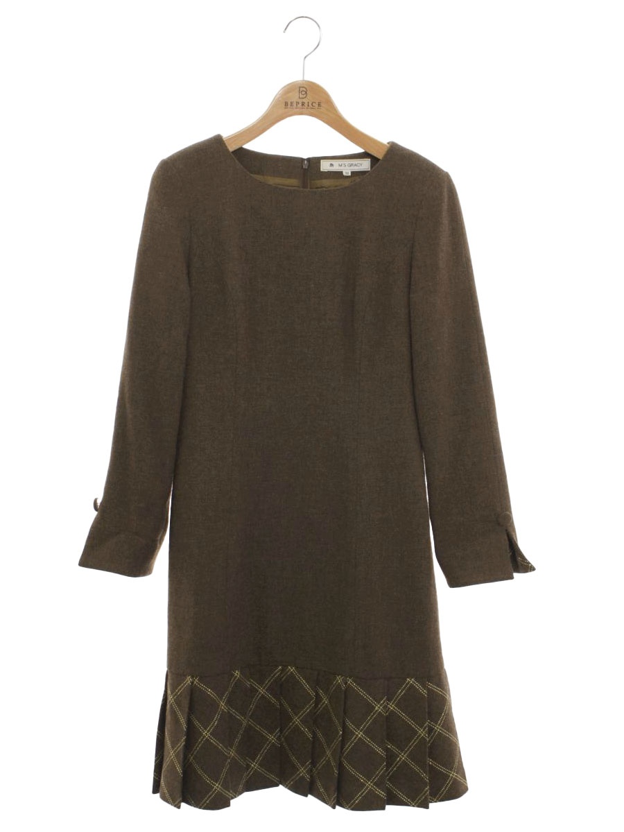 エムズグレイシー★コットンジャージー ワンピース★38 M\u0027S GRACY エムズグレイシー ワンピース サイズ38 Ｍサイズ 綿