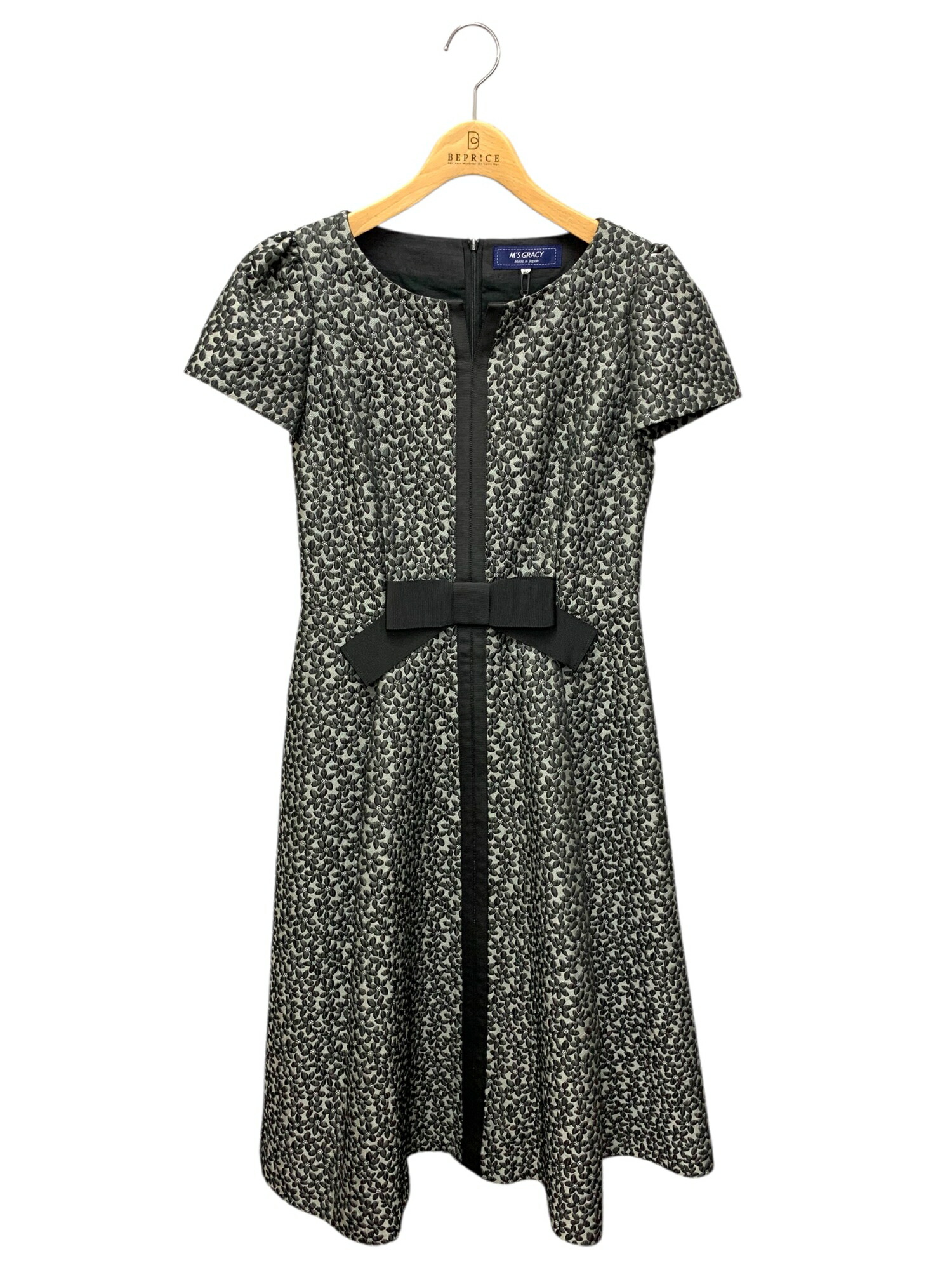 楽天市場】エムズグレイシー 411316 ワンピース 38 ピンク 花柄 リボン