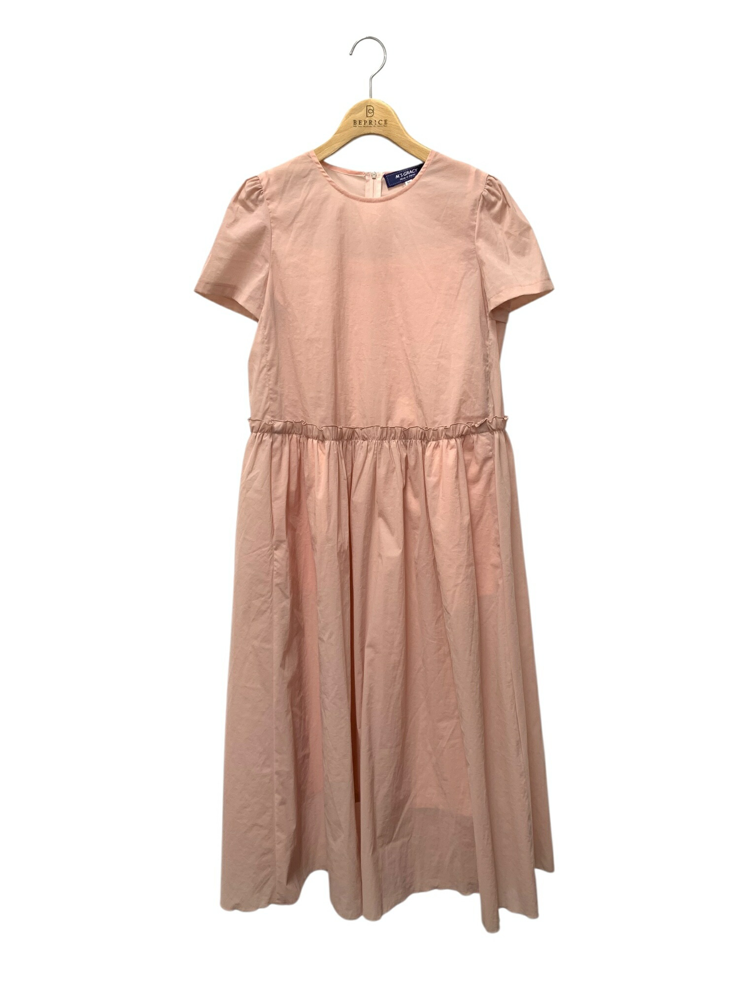 楽天市場】エムズグレイシー 411316 ワンピース 38 ピンク 花柄 リボン