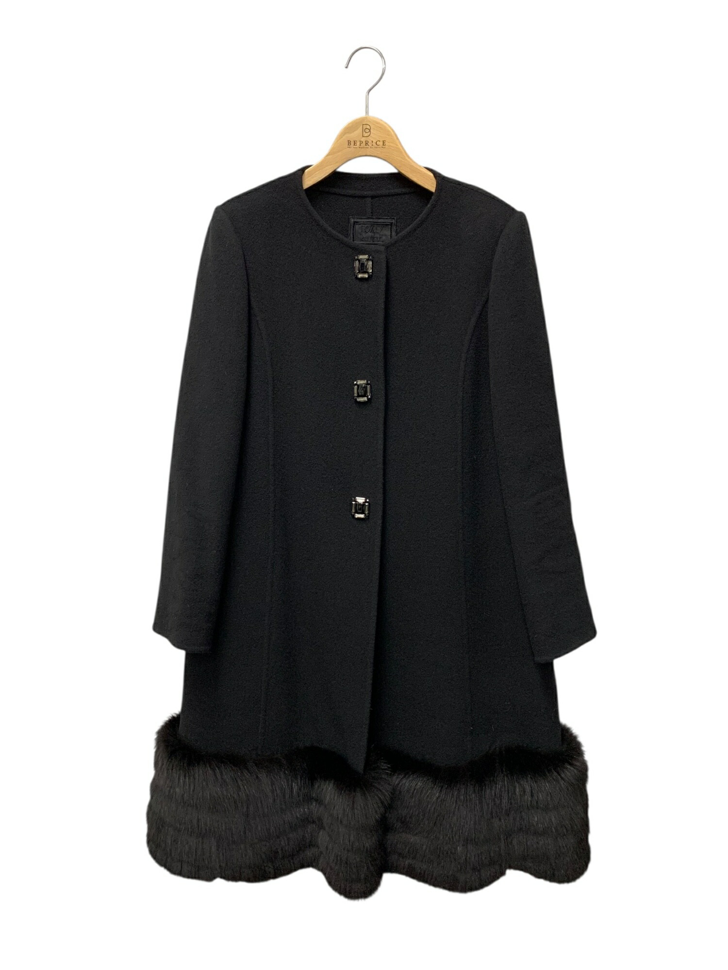 楽天市場】【フォクシー】Foxey カシミヤ ミンクファー コクーンコート